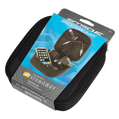 Travel Accessories Electronics on Stowaway Electronics Travel Case  Black  Scosche  Iptrvl