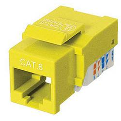 CAT6 RJ45 KEYSTONE JACK, TOOL-FREE