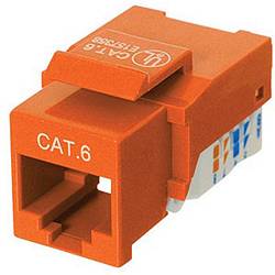 CAT6 RJ45 KEYSTONE JACK, TOOL-FREE