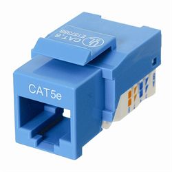 CAT5E RJ45 KEYSTONE JACK, TOOL-FREE